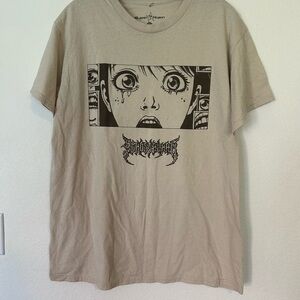ALMOST HUMAN Grid Lock Mens Tee Anime Large